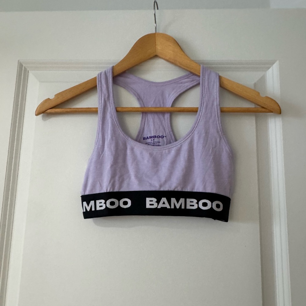 BAMBOO Women's Light Purple Sports Bra